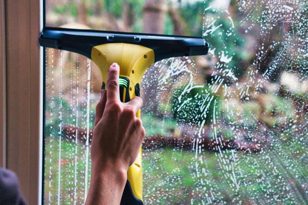 microscopic window cleaning.